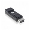 Adattatore Convertitore da DisplayPort DP 1.2 a HDMI 4K 30Hz Nero IADAP DSP-2124K3