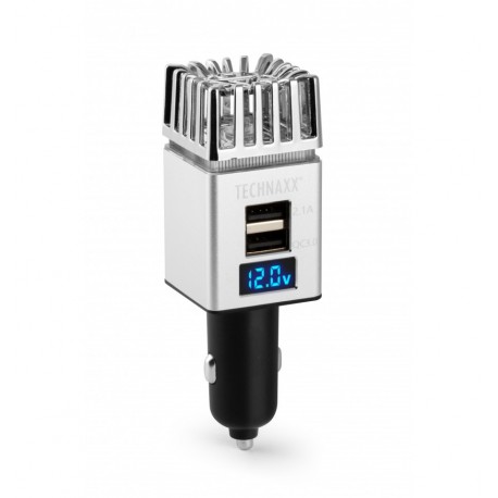 Ionizzatore Purificatore d'aria da Auto 12/24V 2xUSB