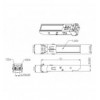 Transceiver 1.25Gbps Fibra Ottica 850nm LC