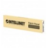 Pannello Patch 24 Posti 19'' 0.5U Cat6a Schermato Nero