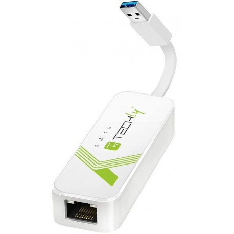 Adattatore Convertitore USB 3.0 Ethernet Gigabit RJ45 Lan IDATA USB-ETGIGA-3A