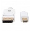 Cavo Mini DisplayPort Maschio a DisplayPort Maschio 4K 60Hz 3m Bianco