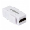 Accoppiatore Keystone HDMI con Ripetitore Bianco