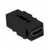 Accoppiatore Keystone HDMI™ con Ripetitore Nero