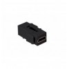 Accoppiatore Keystone HDMI™ con Ripetitore Nero