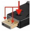 Adattatore DisplayPort DP M VGA F 1.1 Placcato Oro