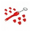 Blocca porte RJ45 rosso 10 serrature e 1 chiave IPW-KEYRJ-10LK