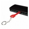 Blocca porte RJ45 rosso 10 serrature e 1 chiave