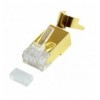 Plug Modulare Dorato RJ45 CAT.8.1/CAT.6A 10pz IWP-CAT81-GOLD