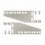 Coppia di staffe 3U per installazione verticali apparecchiature rack 19''