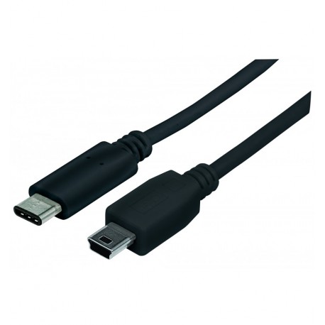 Cavo HiSpeed USB Mini-B Maschio / USB-C Maschio 1m Nero ICOC MUSB31-CM5P10