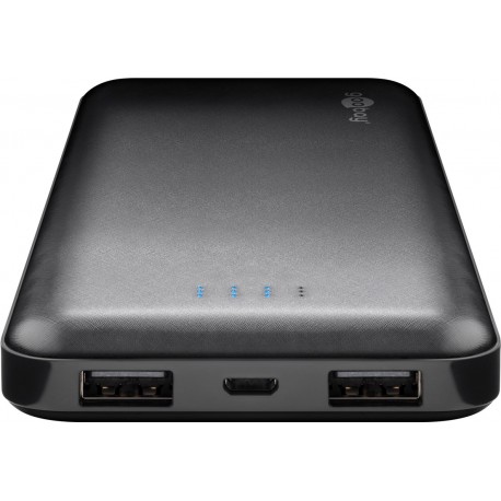 Power Bank Slim 10000 mAh 2x USB Nero I-CHARGE-100002USL