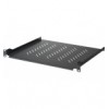 Mensola per Rack 19'' 400 mm 1U Nera 2 punti