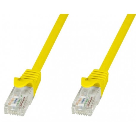 Cavo di Rete Patch in Rame Cat.6 Giallo UTP 1m ICOC U6-6U-010-YET