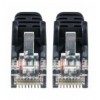 Cavo patch di rete Cat6 UTP Slim 0,5 m Nero