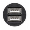 Caricatore Compatto da Auto 2 porte USB max.12W/2.4A Nero