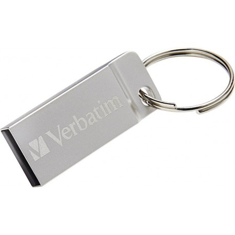 Mini Memoria USB Verbatim con Portachiavi 64GB Silver IC-98750