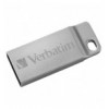 Mini Memoria USB Verbatim con Portachiavi 64GB Silver