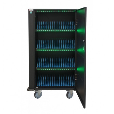 Carrello Stazione di Ricarica 80 USB Notebook o Smartphone Nero I-CABINET-80DUTY