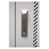 Carrello Stazione di Ricarica USB Ventilato per 30 Notebook/Tablet/Smartphone Bianco/Blu
