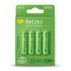 Blister 4 Batterie Ricaricabili AA Stilo 2600mAh GP ReCyko+ IC-GP201210