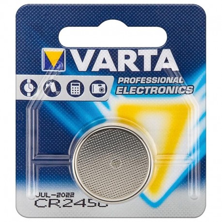Batteria a bottone Litio CR2450 (blister 1 pz) IBT-KVT2450