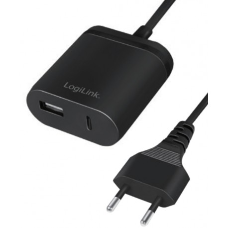 Caricatore USB con porta USB tipo A e USB-C™ cavo 1