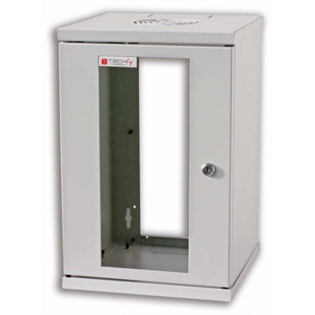 Armadio Rack 10'' a muro 9 unità Grigio prof. 300 mm I-CASE EM-1009GTY