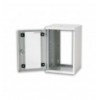  Armadio Rack 10'' a muro 9 unità Grigio prof. 300 mm