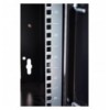 Armadio Rack 10'' a muro 9 unità con pannelli asportabili Grigio prof. 300 mm