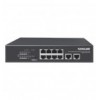 Switch Ethernet Gigabit 8 Porte PoE+ con 2 porte RJ45 Gigabit Uplink I-SWHUB 8GP2U