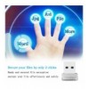 Lettore di Impronte Digitali Fingerprint USB 2.0 con sensore a 360 gradi 