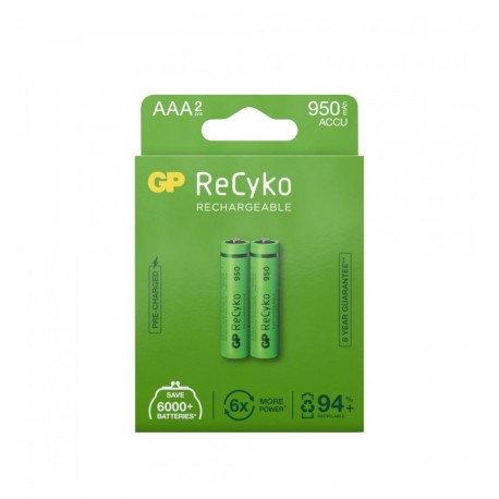 Blister 2 Batterie Ricaricabili AAA Mini Stilo 950mAh GP ReCyko IC-GP201214