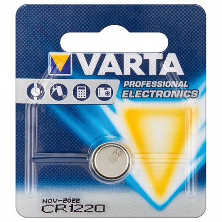 Batteria a bottone Litio CR1220 (blister 1 pz) IBT-KVT1220