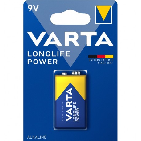 Blister 1 Batteria 9V Longlife Power Alcalina 6LP3146 IBT-KVT-9VLLP1