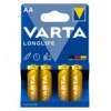 Blister 4 Batterie 1.5V Longlife Alcalina Stilo AA IBT-KVT-LR6L4