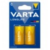 Blister 2 Batterie 1.5V Longlife Alcalina C Mezza Torcia IBT-KVT-CL2