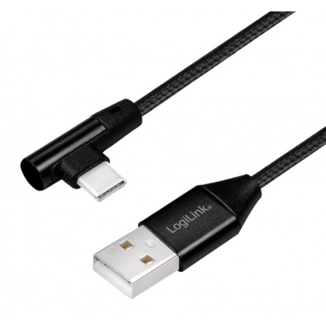 Cavo HighSpeed USB-C™ Maschio Angolato/USB-A Maschio Dritto 0