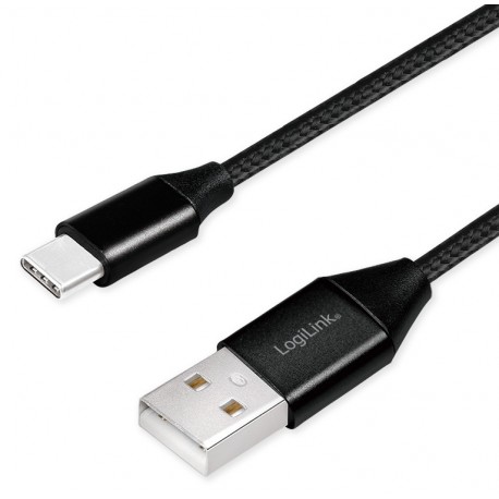 Cavo HighSpeed USB-C™ Maschio/USB-A Maschio 1m Nero ICOC U2-AC-010B