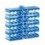 Organizzatore Modulare a Pettine per 24 Cavi Ethernet Blu