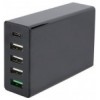 Caricatore Fast Charge USB-C™ 5 porte USB IPW-USB-4A1C45