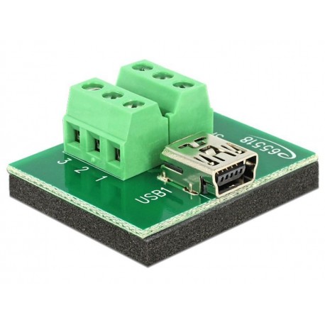 Adattatore Mini USB Femmina Terminal Block 6 pin IADAP TB6-UMINIF