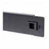  Pannello Cieco Toolless a Clip per Armadi Rack 19'' 1U Nero