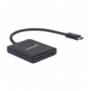 Adattatore Convertitore USB-C™ a 2x DisplayPort Hub MST