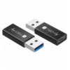 Adattatore Convertitore USB 3.0 USB A Maschio a USB-C™ Femmina Nero IADAP USB3-AFT
