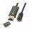 Cavo USB OTG Micro B / USB A con Lettore Micro SD/SDHC 26cm Nero
