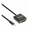 Cavo Adattatore USB-C™ Maschio a DVI Maschio 2m Nero