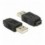 Adattatore Convertitore USB A Maschio a Mini B Femmina Nero