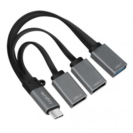 Hub Flessibile USB-C™ SuperSpeed 3 Porte USB3.0 A Femmina Nero IUSB31C-HUB3