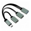 Hub Flessibile USB-C™ SuperSpeed 3 Porte USB3.0 A Femmina Nero IUSB31C-HUB3